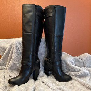 Aldo Black Leather Brantingham Boots Women's size 9